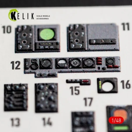 F-4B interior 3D decals for Tamiya kit, 1/48 - Kelik K48027