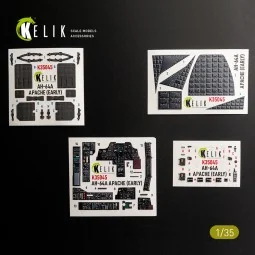 AH-64A APACHE (early) - interior 3D decals for Trumpeter, 1/35 - Ke... 2