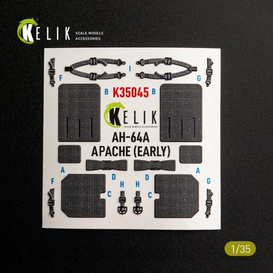 AH-64A APACHE (early) - interior 3D decals for Trumpeter, 1/35 - Ke... AH-64A APACHE (early) - interior 3D decals for Trumpeter, 1/35 - Ke...