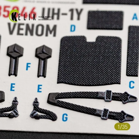 UH-1Y VENOM - interior 3D decals for Trumpeter, 1/35 - Kelik K35046 UH-1Y VENOM - interior 3D decals for Trumpeter, 1/35 - Kelik K35046