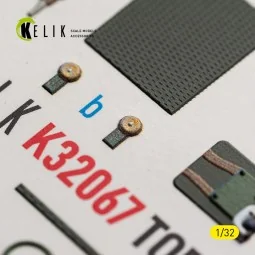 TORNADO GR.1 - interior 3D decals for Revell, 1/32 - Kelik K32067