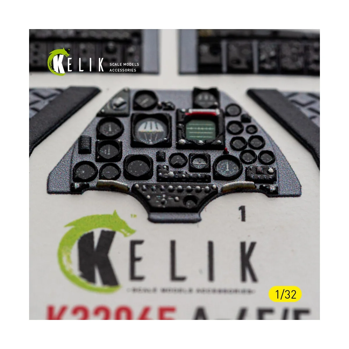A-4E/F SKYHAWK - interior 3D decals for Hasegawa, 1/32 - Kelik K32065 A-4E/F SKYHAWK - interior 3D decals for Hasegawa, 1/32 - Kelik K32065