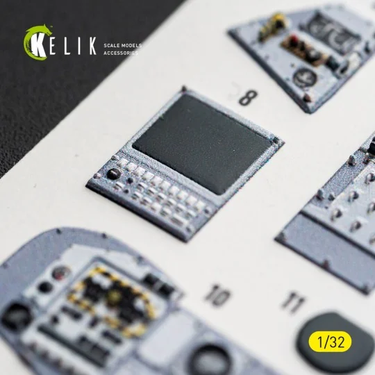TORNADO ECR - interior 3D decals for Revell, 1/32 - Kelik K32068 TORNADO ECR - interior 3D decals for Revell, 1/32 - Kelik K32068