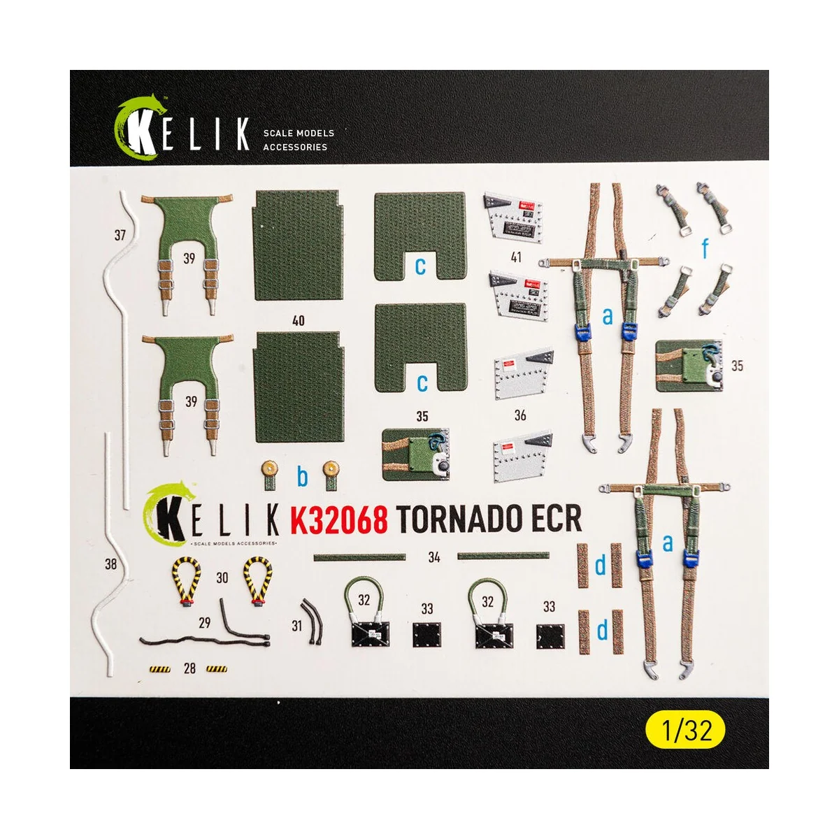 TORNADO ECR - interior 3D decals for Revell, 1/32 - Kelik K32068 TORNADO ECR - interior 3D decals for Revell, 1/32 - Kelik K32068