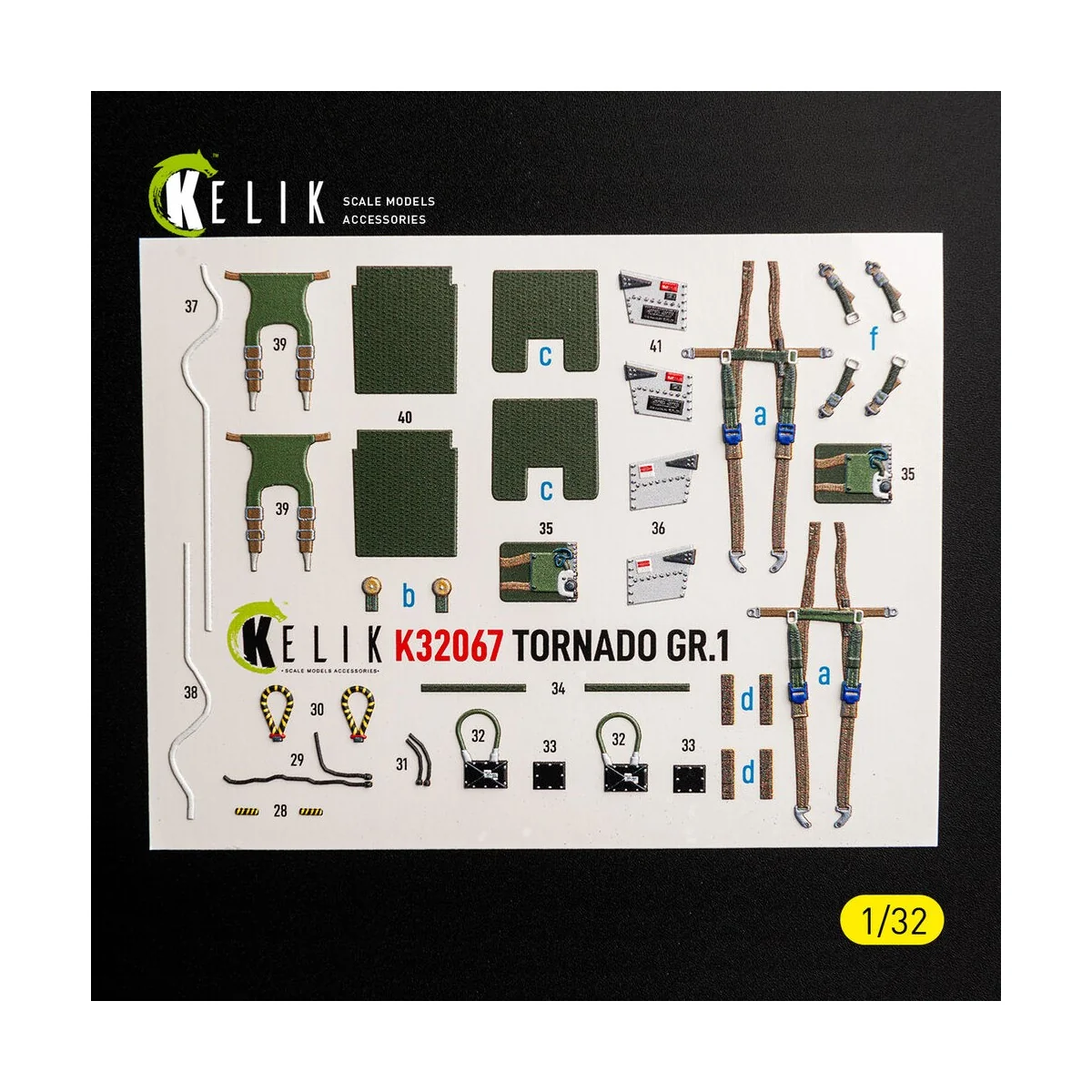 TORNADO GR.1 - interior 3D decals for Revell, 1/32 - Kelik K32067 TORNADO GR.1 - interior 3D decals for Revell, 1/32 - Kelik K32067