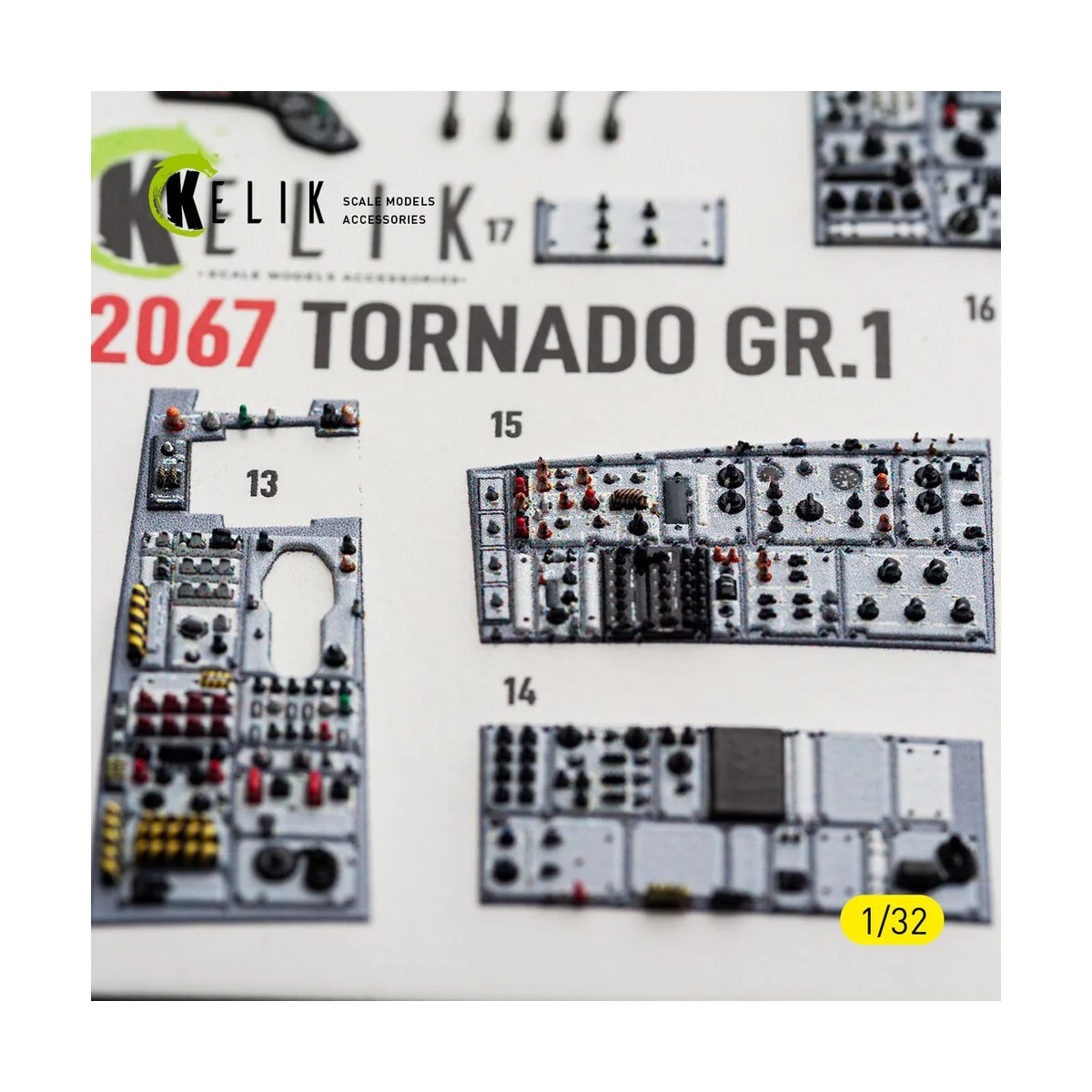 TORNADO GR.1 - interior 3D decals for Revell, 1/32 - Kelik K32067 TORNADO GR.1 - interior 3D decals for Revell, 1/32 - Kelik K32067