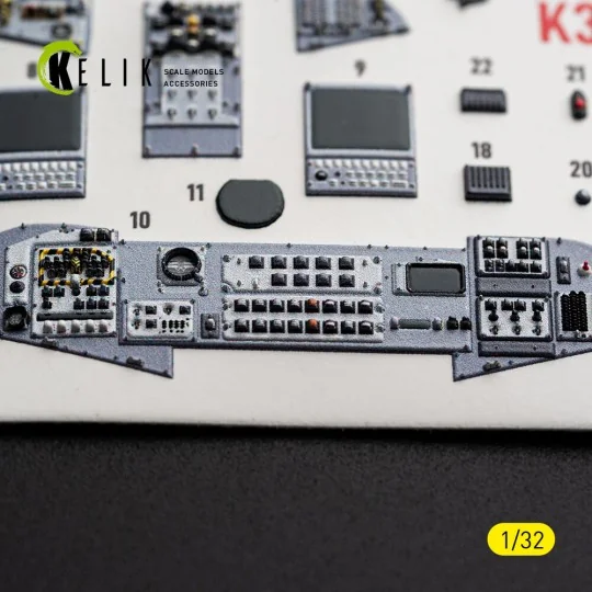 TORNADO GR.1 - interior 3D decals for Revell, 1/32 - Kelik K32067 TORNADO GR.1 - interior 3D decals for Revell, 1/32 - Kelik K32067