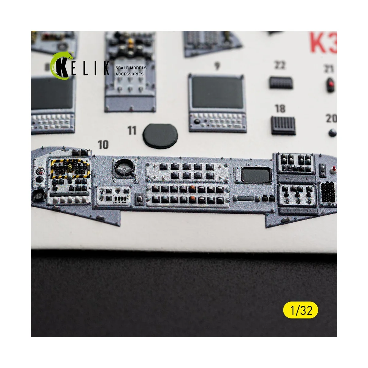 TORNADO GR.1 - interior 3D decals for Revell, 1/32 - Kelik K32067 TORNADO GR.1 - interior 3D decals for Revell, 1/32 - Kelik K32067