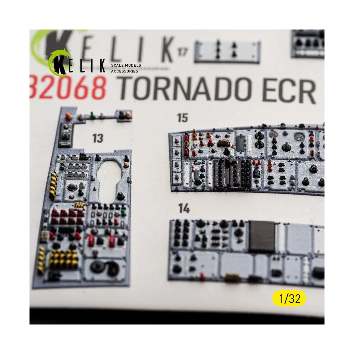 TORNADO ECR - interior 3D decals for Revell, 1/32 - Kelik K32068 TORNADO ECR - interior 3D decals for Revell, 1/32 - Kelik K32068