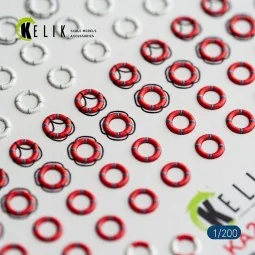 LIFEBUOYS - 3D Decal for models, 1/20 - Kelik KA200001