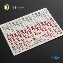 LIFEBUOYS - 3D Decal for models, 1/20 - Kelik KA200001 2