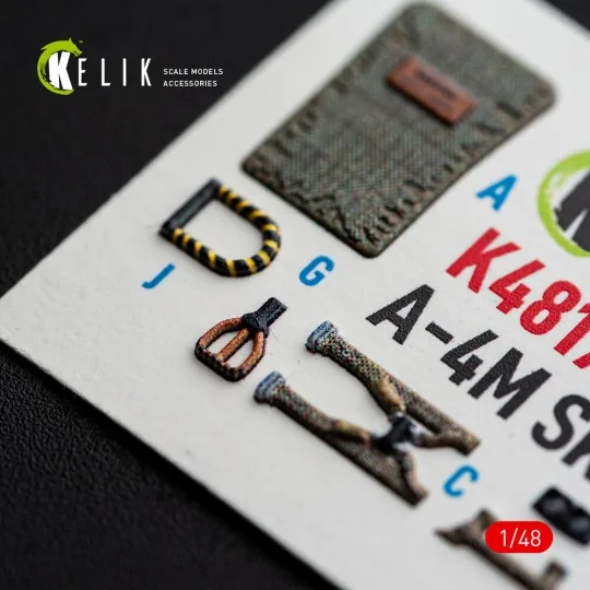A-4M SKYHAWK - interior 3D decals for Hasegawa, 1/48 - Kelik K48170 A-4M SKYHAWK - interior 3D decals for Hasegawa, 1/48 - Kelik K48170