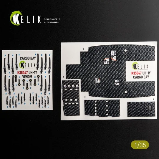 UH-1Y VENOM Cargo Bay - interior 3D decals for Trumpeter, 1/35 - Ke... UH-1Y VENOM Cargo Bay - interior 3D decals for Trumpeter, 1/35 - Ke...