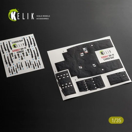 UH-1Y VENOM Cargo Bay - interior 3D decals for Trumpeter, 1/35 - Ke... UH-1Y VENOM Cargo Bay - interior 3D decals for Trumpeter, 1/35 - Ke...