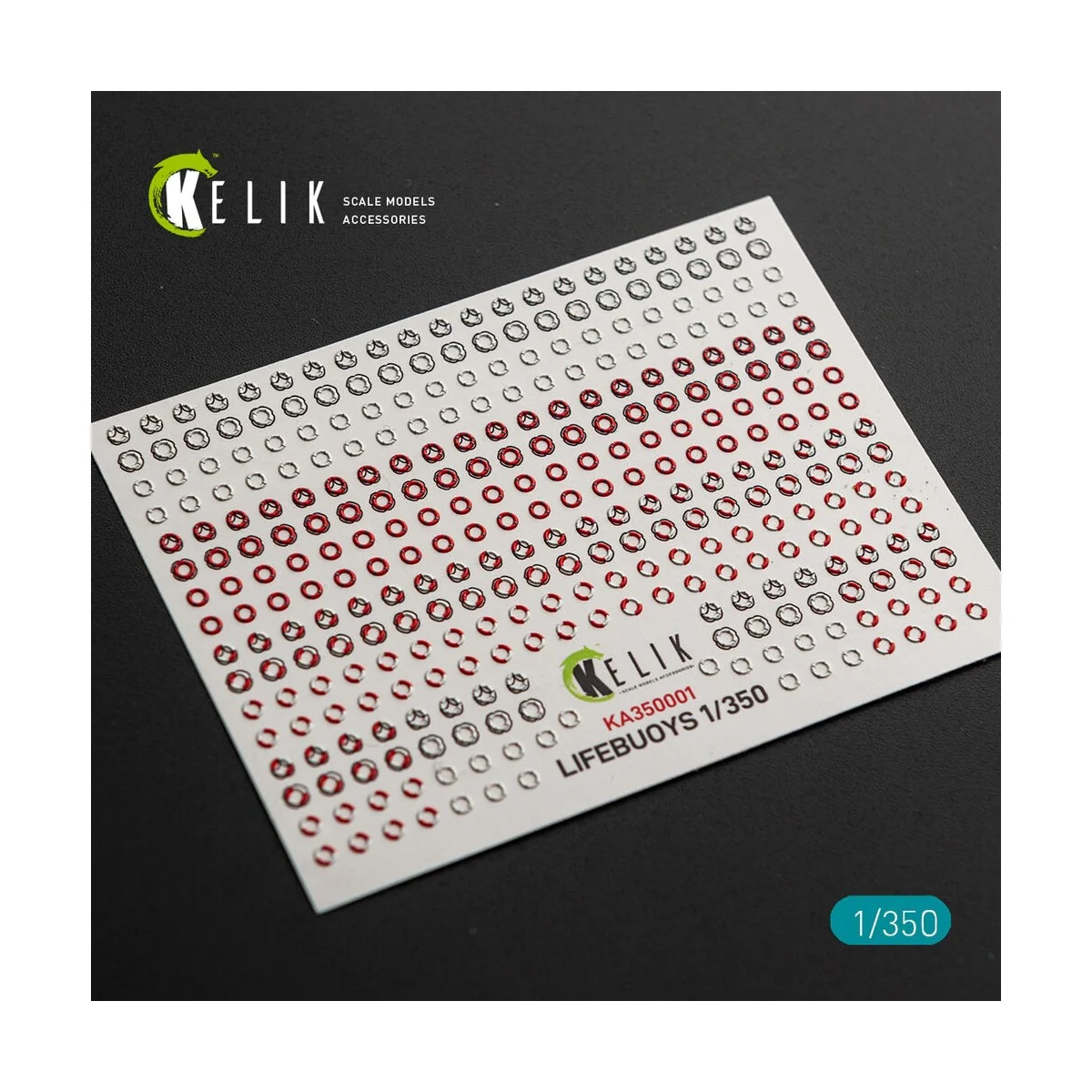 LIFEBUOYS - 3D Decal for models, 1/35 - Kelik KA350001 LIFEBUOYS - 3D Decal for models, 1/35 - Kelik KA350001