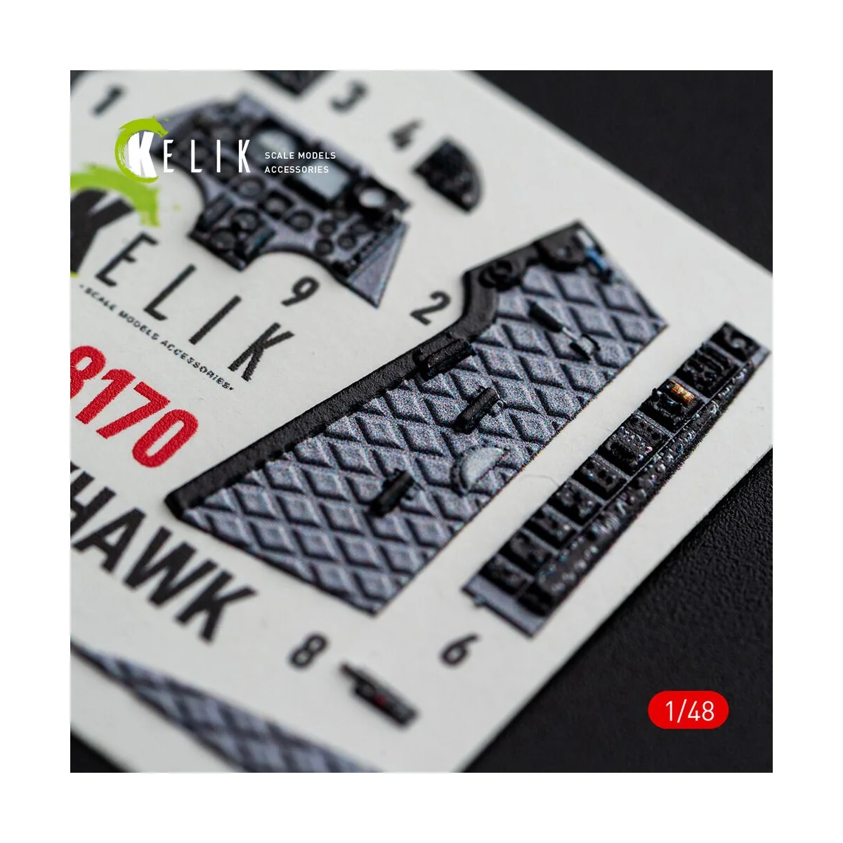 A-4M SKYHAWK - interior 3D decals for Hasegawa, 1/48 - Kelik K48170 A-4M SKYHAWK - interior 3D decals for Hasegawa, 1/48 - Kelik K48170