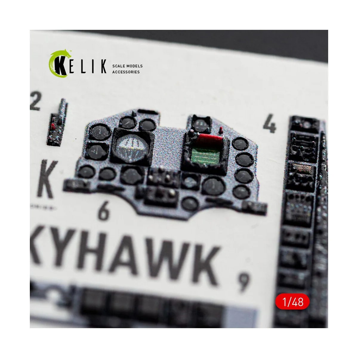 TA-4J SKYHAWK - interior 3D decals for Hasegawa, 1/48 - Kelik K48171 TA-4J SKYHAWK - interior 3D decals for Hasegawa, 1/48 - Kelik K48171