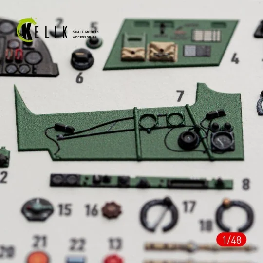 Hurricane Mk.IIC - interior 3D decals for Hobby Boss, 1/48 - Kelik ... Hurricane Mk.IIC - interior 3D decals for Hobby Boss, 1/48 - Kelik ...