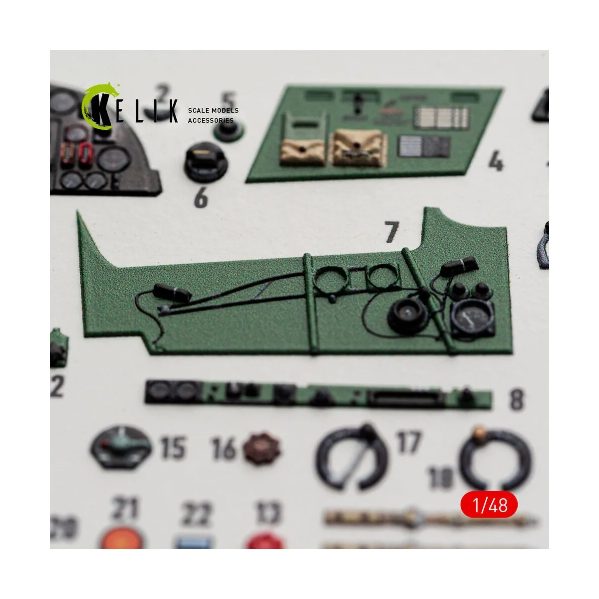 Hurricane Mk.IIC - interior 3D decals for Hobby Boss, 1/48 - Kelik ... Hurricane Mk.IIC - interior 3D decals for Hobby Boss, 1/48 - Kelik ...