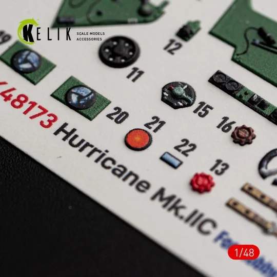 Hurricane Mk.IIC - interior 3D decals for Hobby Boss, 1/48 - Kelik ... Hurricane Mk.IIC - interior 3D decals for Hobby Boss, 1/48 - Kelik ...