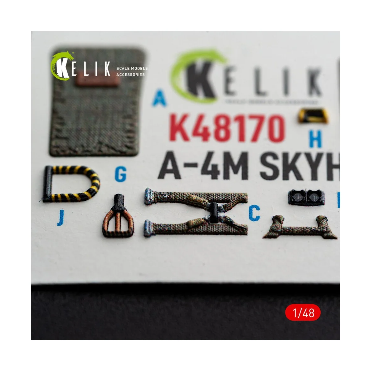 A-4M SKYHAWK - interior 3D decals for Hasegawa, 1/48 - Kelik K48170 A-4M SKYHAWK - interior 3D decals for Hasegawa, 1/48 - Kelik K48170