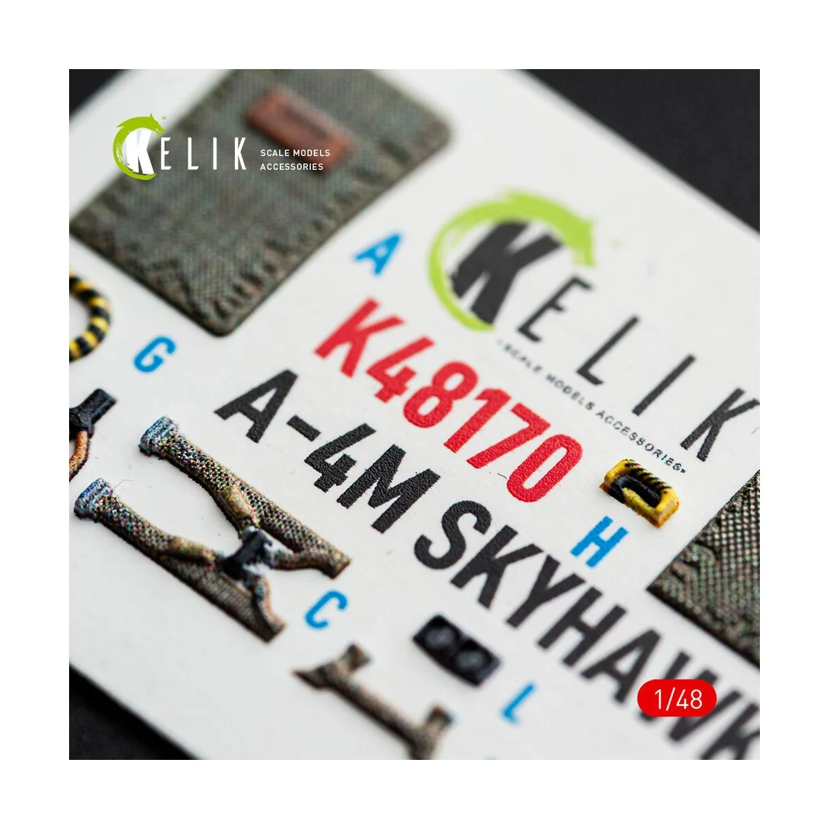 A-4M SKYHAWK - interior 3D decals for Hasegawa, 1/48 - Kelik K48170 A-4M SKYHAWK - interior 3D decals for Hasegawa, 1/48 - Kelik K48170