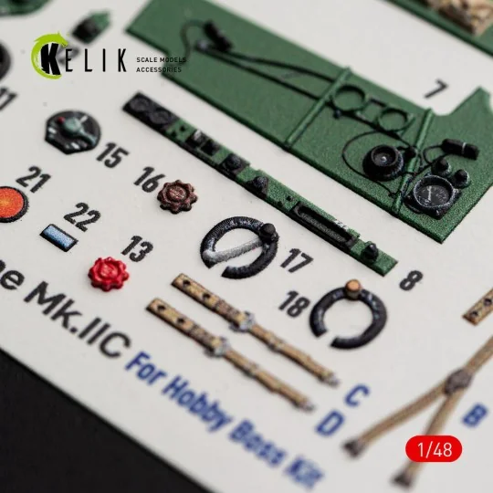Hurricane Mk.IIC - interior 3D decals for Hobby Boss, 1/48 - Kelik ... Hurricane Mk.IIC - interior 3D decals for Hobby Boss, 1/48 - Kelik ...