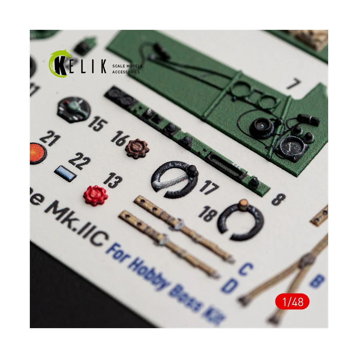 Hurricane Mk.IIC - interior 3D decals for Hobby Boss, 1/48 - Kelik ... Hurricane Mk.IIC - interior 3D decals for Hobby Boss, 1/48 - Kelik ...