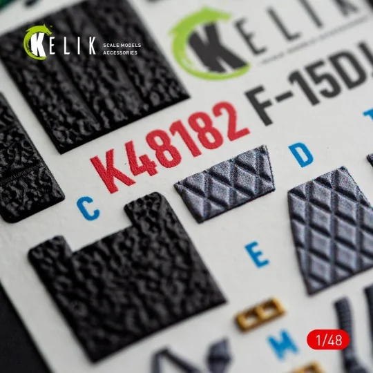 F-15DJ Eagle - interior 3D decals for Hasegawa, 1/48 - Kelik K48182 F-15DJ Eagle - interior 3D decals for Hasegawa, 1/48 - Kelik K48182