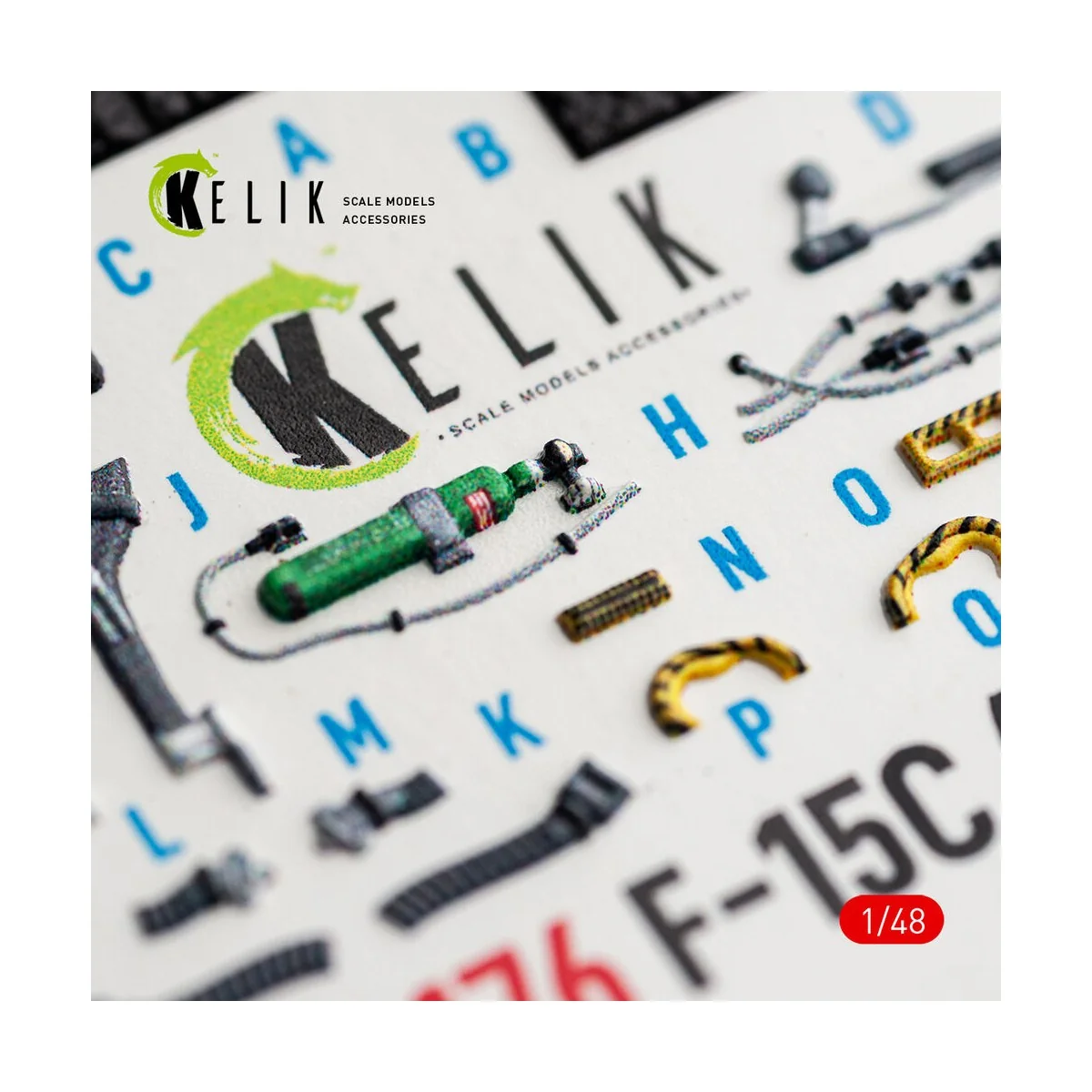 F-15C (Late) - interior 3D decals for Hasegawa, 1/48 - Kelik K48176 F-15C (Late) - interior 3D decals for Hasegawa, 1/48 - Kelik K48176