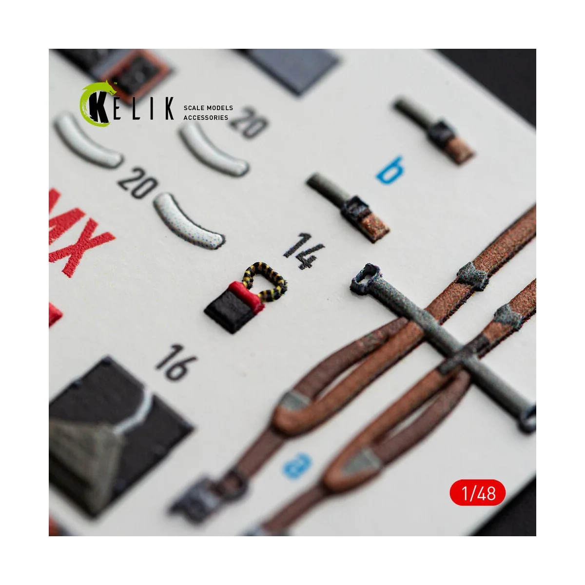 AMX - interior 3D decals for Hobby Boss, 1/48 - Kelik K48183 AMX - interior 3D decals for Hobby Boss, 1/48 - Kelik K48183