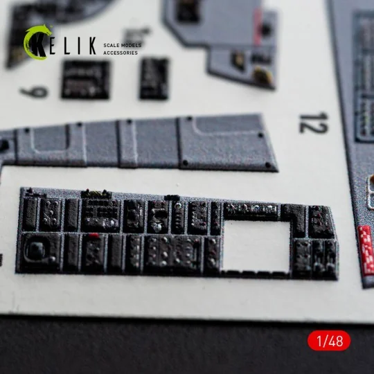 F-15DJ Eagle - interior 3D decals for Hasegawa, 1/48 - Kelik K48182 F-15DJ Eagle - interior 3D decals for Hasegawa, 1/48 - Kelik K48182