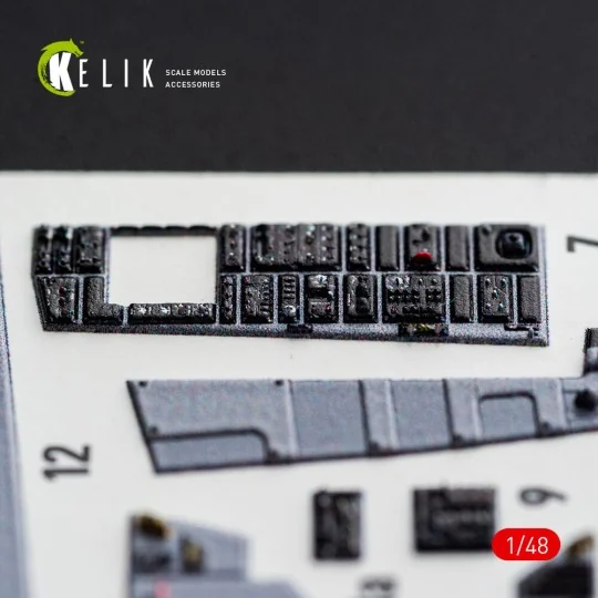 F-15DJ Eagle - interior 3D decals for Hasegawa, 1/48 - Kelik K48182 F-15DJ Eagle - interior 3D decals for Hasegawa, 1/48 - Kelik K48182