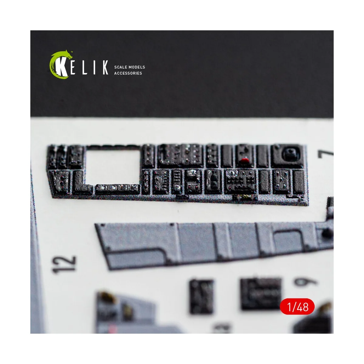F-15DJ Eagle - interior 3D decals for Hasegawa, 1/48 - Kelik K48182 F-15DJ Eagle - interior 3D decals for Hasegawa, 1/48 - Kelik K48182