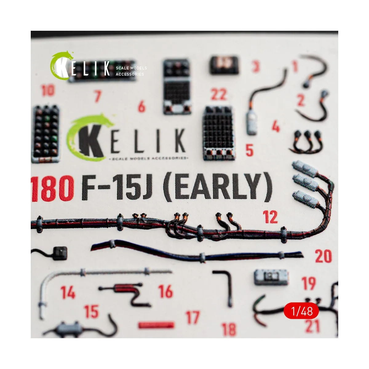 F-15J (Early) - interior 3D decals for Hasegawa, 1/48 - Kelik K48180 F-15J (Early) - interior 3D decals for Hasegawa, 1/48 - Kelik K48180