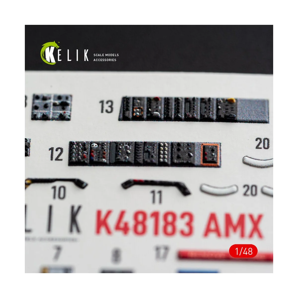 AMX - interior 3D decals for Hobby Boss, 1/48 - Kelik K48183 AMX - interior 3D decals for Hobby Boss, 1/48 - Kelik K48183