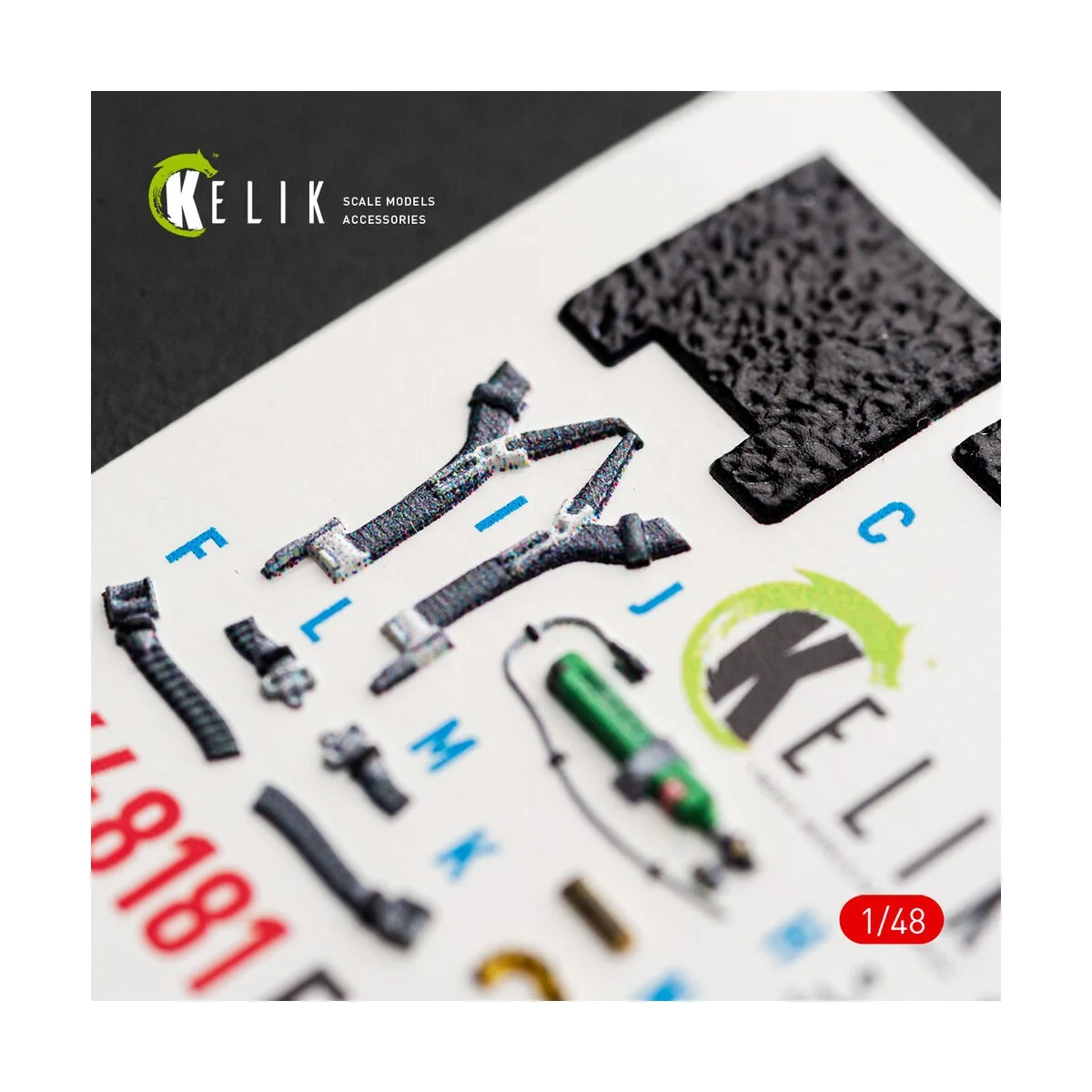 F-15J (Late) - interior 3D decals for Hasegawa, 1/48 - Kelik K48181 F-15J (Late) - interior 3D decals for Hasegawa, 1/48 - Kelik K48181