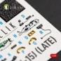 F-15J (Late) - interior 3D decals for Hasegawa, 1/48 - Kelik K48181 F-15J (Late) - interior 3D decals for Hasegawa, 1/48 - Kelik K48181