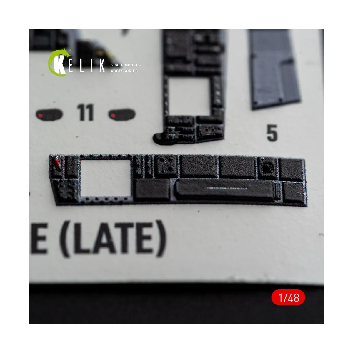 F-15E (Late) - interior 3D decals for Hasegawa, 1/48 - Kelik K48185 F-15E (Late) - interior 3D decals for Hasegawa, 1/48 - Kelik K48185