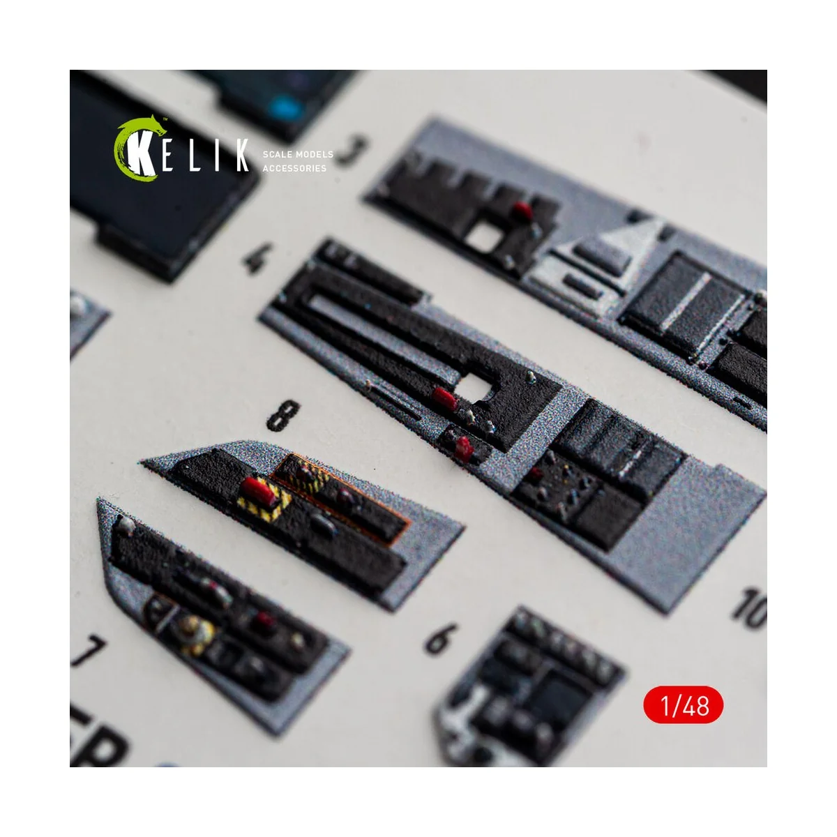 F-35B - interior 3D decals for Italeri, 1/48 - Kelik K48186 F-35B - interior 3D decals for Italeri, 1/48 - Kelik K48186