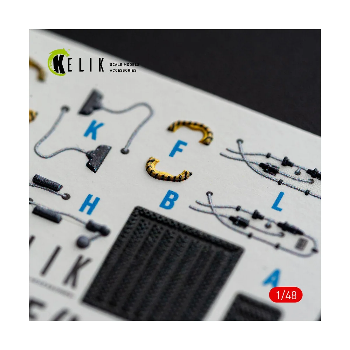 F-15E (Late) - interior 3D decals for Hasegawa, 1/48 - Kelik K48185 F-15E (Late) - interior 3D decals for Hasegawa, 1/48 - Kelik K48185