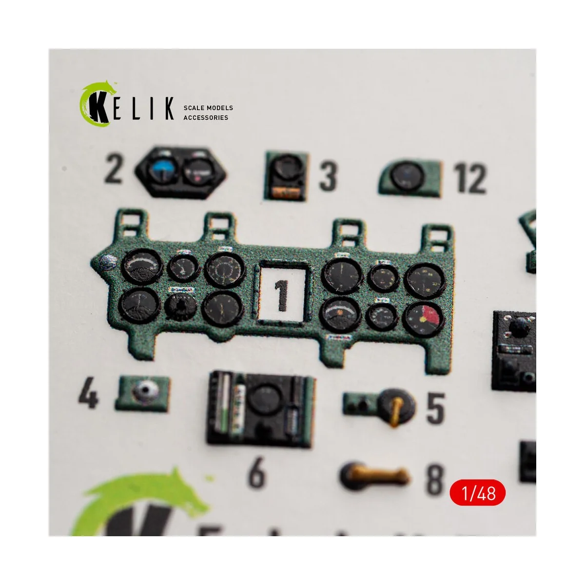 A6M2b Zero - interior 3D decals for Academy, 1/48 - Kelik K48189 A6M2b Zero - interior 3D decals for Academy, 1/48 - Kelik K48189