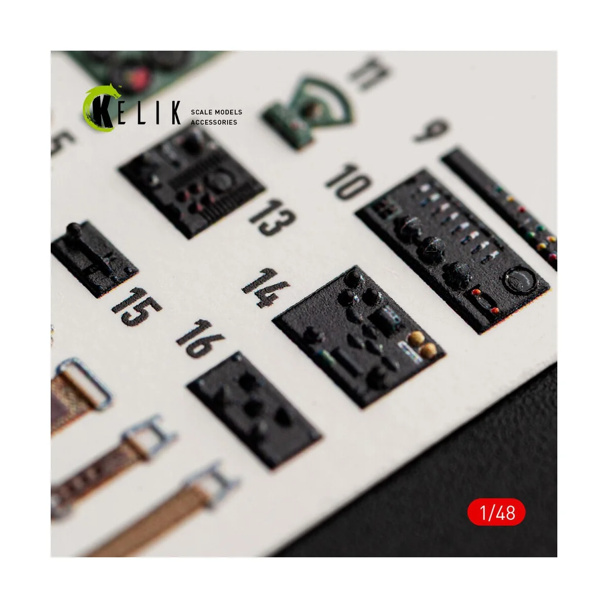 A6M2b Zero - interior 3D decals for Academy, 1/48 - Kelik K48189 A6M2b Zero - interior 3D decals for Academy, 1/48 - Kelik K48189