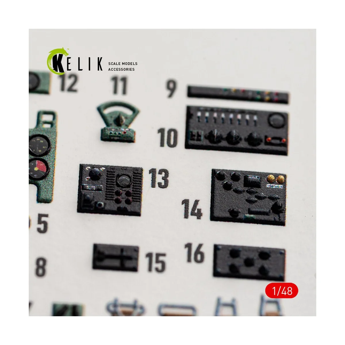 A6M2b Zero - interior 3D decals for Academy, 1/48 - Kelik K48189 A6M2b Zero - interior 3D decals for Academy, 1/48 - Kelik K48189