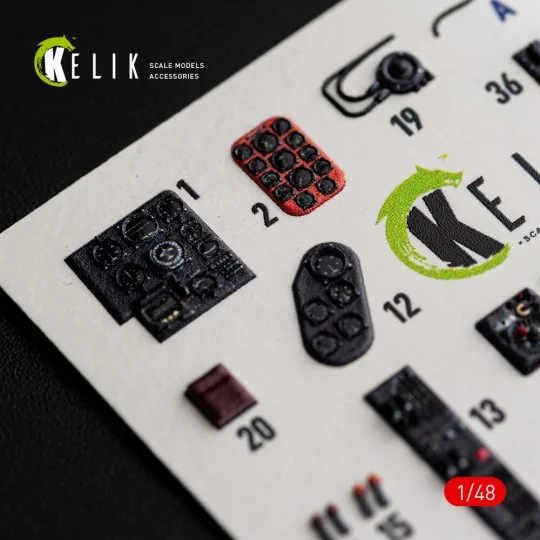 He-111 H-20 - interior 3D decals for ICM, 1/48 - Kelik K48192 He-111 H-20 - interior 3D decals for ICM, 1/48 - Kelik K48192