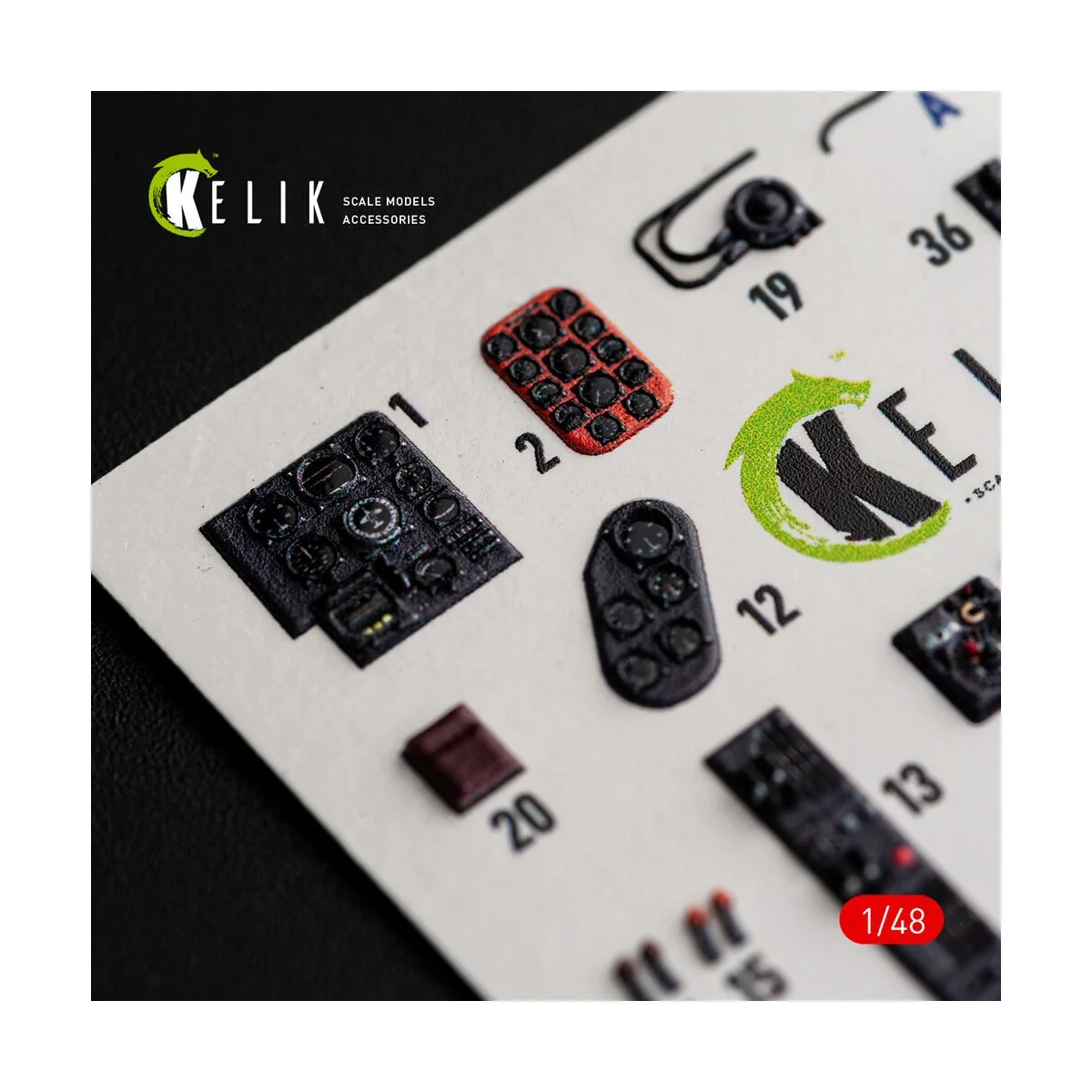 He-111 H-20 - interior 3D decals for ICM, 1/48 - Kelik K48192 He-111 H-20 - interior 3D decals for ICM, 1/48 - Kelik K48192
