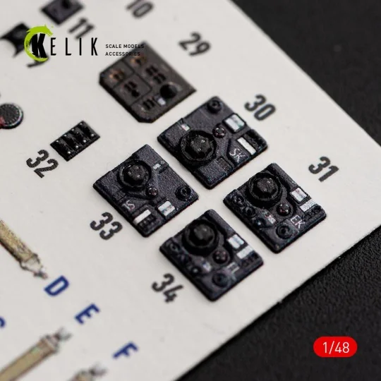 He-111 H-20 - interior 3D decals for ICM, 1/48 - Kelik K48192 He-111 H-20 - interior 3D decals for ICM, 1/48 - Kelik K48192