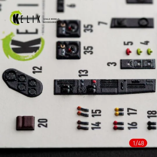 He-111 H-20 - interior 3D decals for ICM, 1/48 - Kelik K48192 He-111 H-20 - interior 3D decals for ICM, 1/48 - Kelik K48192