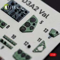 Aichi D3A2 Val - interior 3D decals for Wingsy Kits, 1/48 - Kelik K... 2