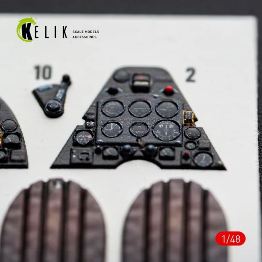Spitfire TR.9 - interior 3D decals for Airfix, 1/48 - Kelik K48166 Spitfire TR.9 - interior 3D decals for Airfix, 1/48 - Kelik K48166